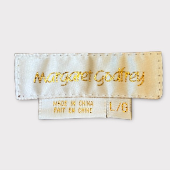 Margaret Godfrey Vintage 3/4 Sleeve Button Up Shirt 100% Leather//Large - Picture 9 of 12